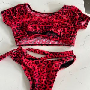 bikini leopard worn few times